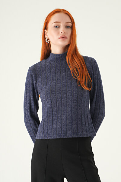 Rays Μακρυμάνικη Μπλούζα Λάτσι με Λαιμόκοψη 8361A