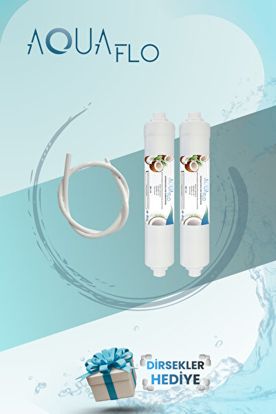 AQUAFLO Su Arıtma Cihazları İçin 2 Tatlandırıcı ve 1 Metre Hortum Seti