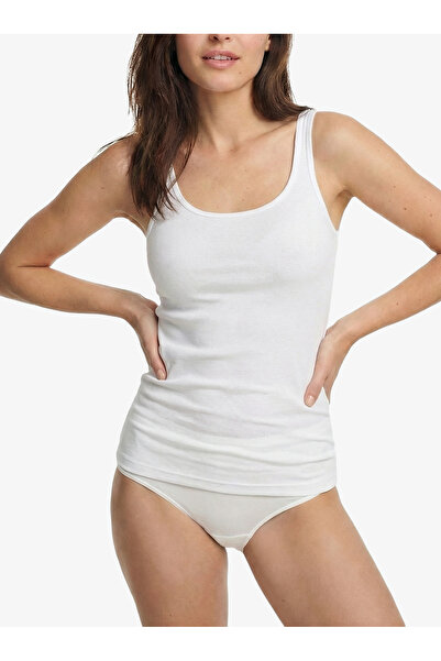 Blackspade Women's Cotton Elastane Undershirt Fine Rib 1615 - White