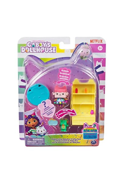 SPIN MASTERR Комплект фигурки за куклена къща Gabbys - Къща за кукли с мебели...