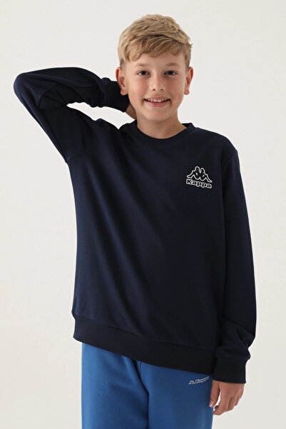 Kappa МЪЖКА СУИТШЪРТ - ТЪМНО СИНЬО