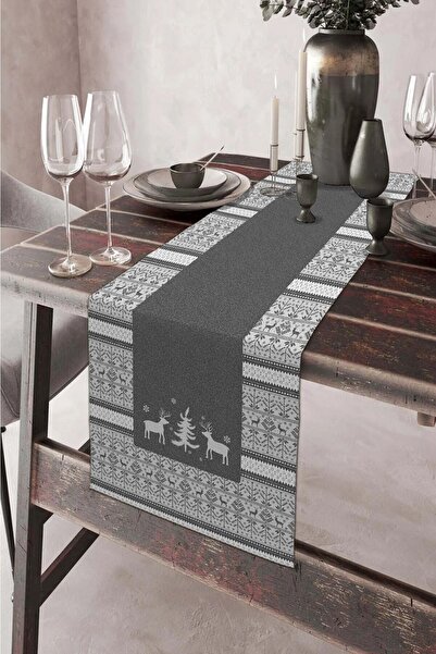 DEKOMOD 40x140cm Woven Stain Resistant Printed Premium Thai Feather Fabric Ta...