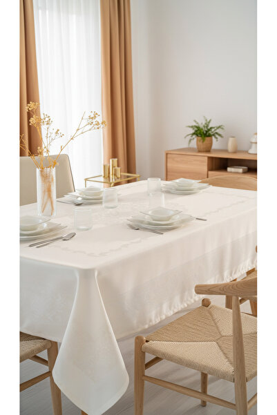 Tropikhome Jumbo Jakar Pano Desen Leke Tutmaz Jakarlı 150x220 Cm Lüks 8 Kişil...