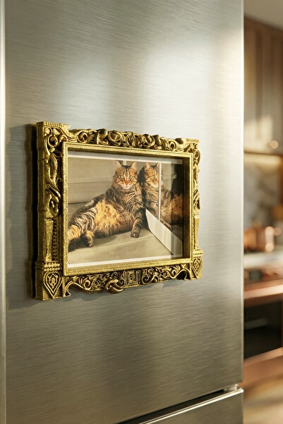 ZAP AKSESUAR Magnet Çerçeve, Boyutlu Klasik Tarz Minyatür Çerçeve Magnet