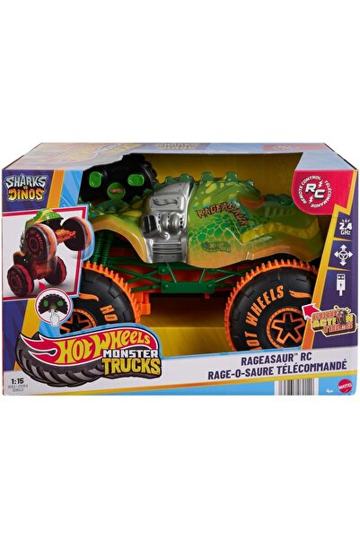 HOT WHEELS - Τηλεκατευθυνόμενο Monster Truck R/C Rageasaur 1:15, τηλεκατευθυν...