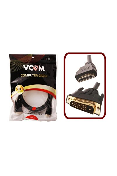 VCOM 1.8Mt Hdmı-M To Dvı 24+1 Erkek Gold Cg-481G
