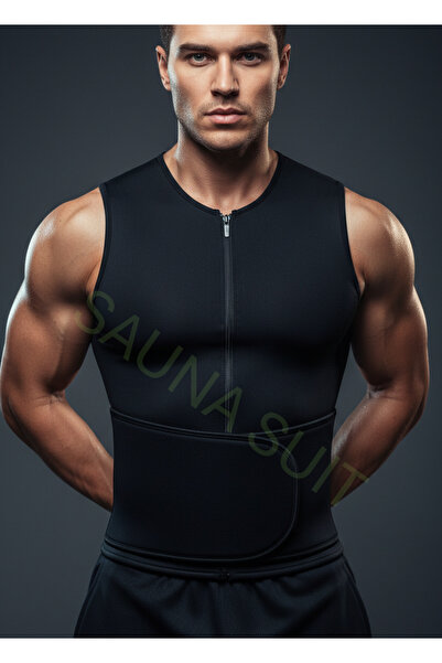 SAUNA SUIT سترة حرارية للدراجين للجنسين، مقاومة للماء والرياح والبرد، قابلة ل...