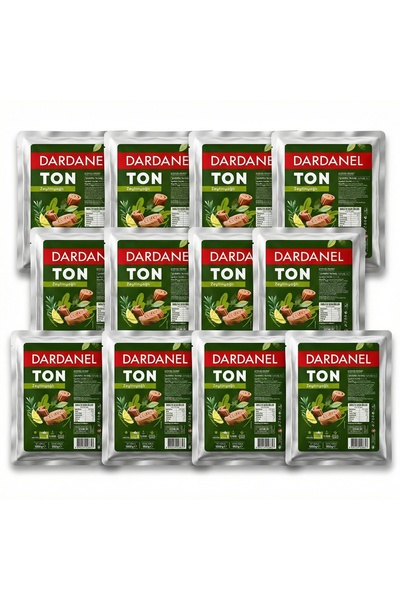 Dardanel 1 Kg Ton Balığı Zeytinyağlı 12'li Paket – Profesyonel Mutfak – Toplu...