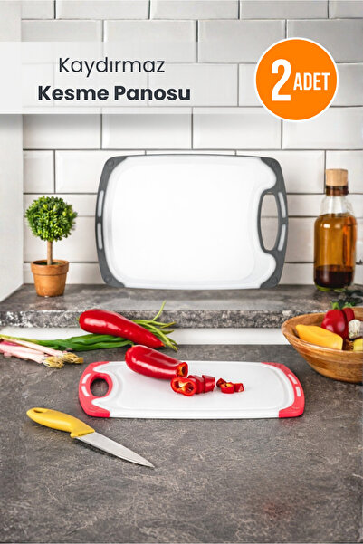 Orvila 2 Size Anti-Slip Base Cutting Board