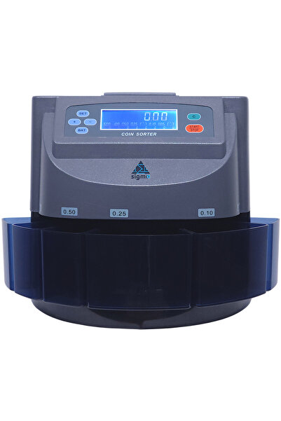Sigma SCC-800 Dijital Ekranlı Otomatik Bozuk Para Sayma ve Ayrıştırma Makinesi