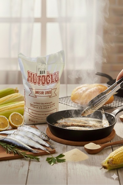 HUTOĞLU Rize Mısır Unu Muhlamalık Ve Balık Kızarmalık 5 Kg