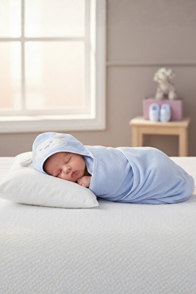 Miespiga طقم منشفة قماط للأطفال على شكل جرو