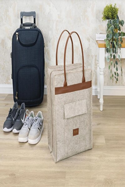 MasterCar Brown Travel Type - Leather and Handle Shoe/Luggage Bag, Leather Ha...