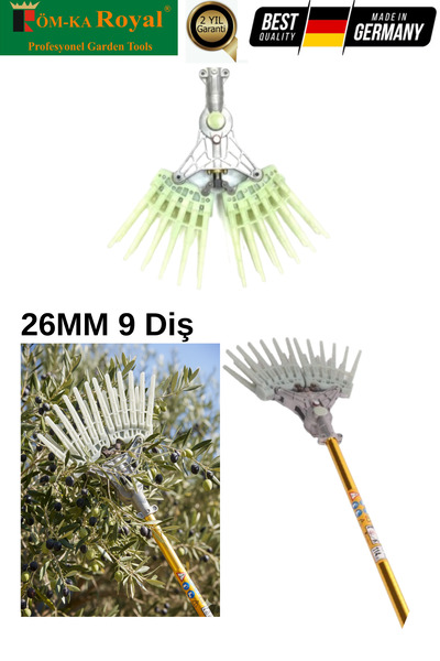 Royal Motorlu Tırpan Tırnaklı Silkeleme Aparatı – Zeytin & Badem & Ceviz & Fı...