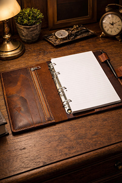 Fil Deri Organizator mecanic din piele naturală - Cusut manual 2073