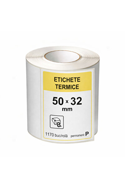 PROCART Etichete termice 50x32 mm, rolă 1170 bucăți, autoadezive