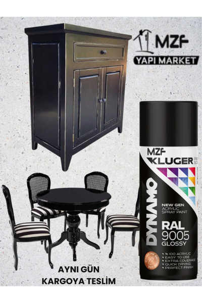 MZF KLUGER YENİ NESİL AKRİLİK DÖNÜŞÜM SPREY BOYA 400 ML MERMER-PLASTİK-HAM AH...