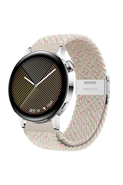 OEM Λουράκι έξυπνου ρολογιού, πλάτος 20 mm, ρυθμιζόμενο, ελαστικό υφασμάτινο ...