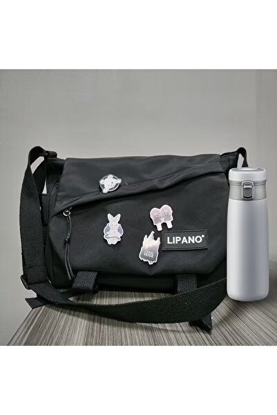 NETAVANTAJ Praktičan messenger u korejskom stilu Torba crni Torba za rame vel...