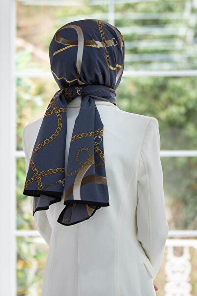 Vissona LÜKS MEDİNE İPEĞİ ZİNCİRLİ KEMER DESENLİ FÜME RENKLİ 75X195 KIRIŞMAZ ...