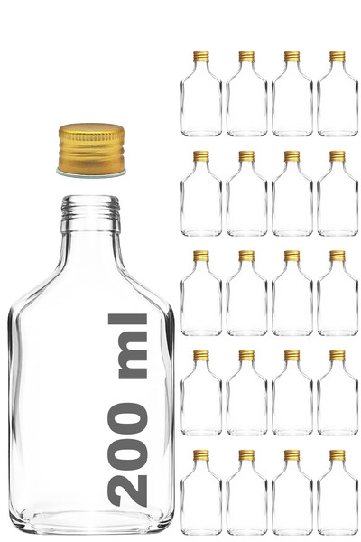 Afracam 200 ml Transparent Cold Brew Leak-Proof Gold Metal Cap 200 Cc Cold Co...