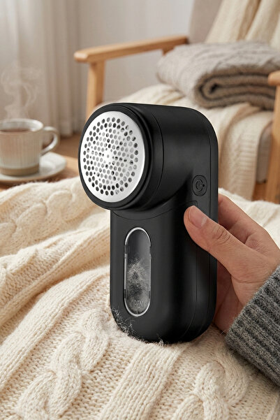 valletta Cartegena Pilli Tiftik Temizleyici Tüy Toplayıcı Siyah