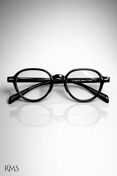 RMSMARKETİNG نظارات RMS شفافة مع حماية من الضوء الأزرق وإطار أسود - علبة Rms ...