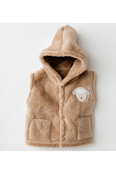 andywawa Andy Wawa Vest Welsoft Tinny S Sheeps Beige