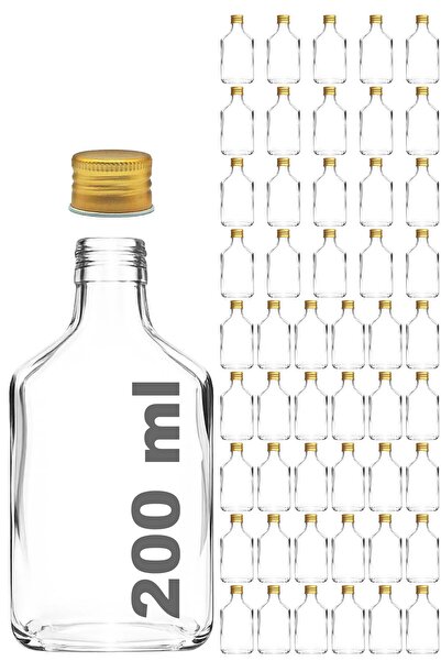 Afracam 200 ml Şeffaf Cold Brew Sızdırmaz Gold Metal Kapaklı 200 Cc Soğuk Kah...
