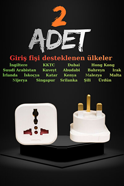 harry 2 Adet Dubai , Malezya , Singapur , Hong Kong Erkek Fişli Seyahat Adapt...