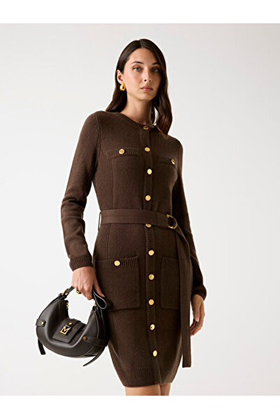 Guess Afrah Kadın Kaşmir Karışımlı Triko Elbise