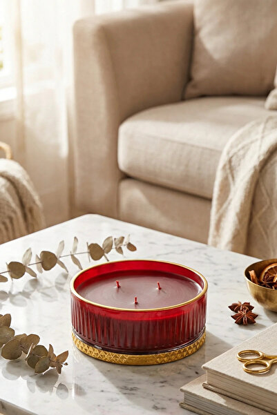 THE GROOVE Vanilya Tarçın Kokulu Special Bordo Gloria 13 X 5,5 Cm Dekoratif K...