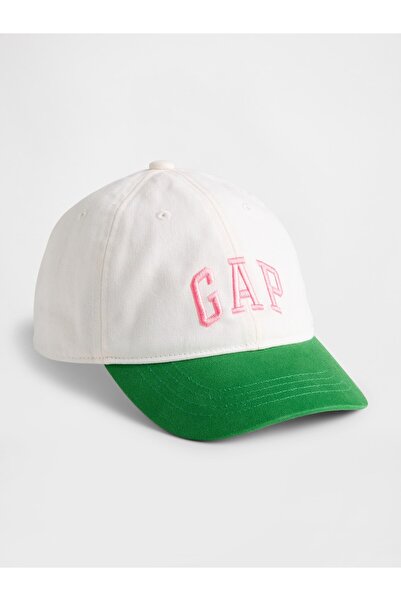 GAP Kız Çocuk Yeşil Gap Logo Beyzbol Şapkası