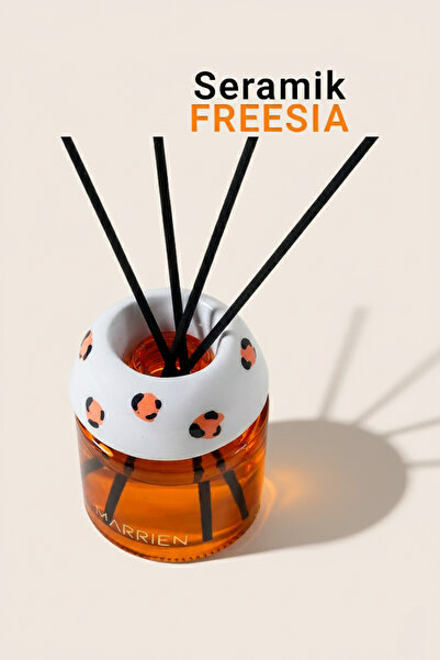 Marrien Seramik Freesia Çubuklu Oda Kokusu 100 ml Temizlik ve Ferahlık Kokusu