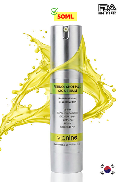 Vio nine Retinol MicroShot™ Plus Cica Serum % 0,1 Made In Korea 50 ML