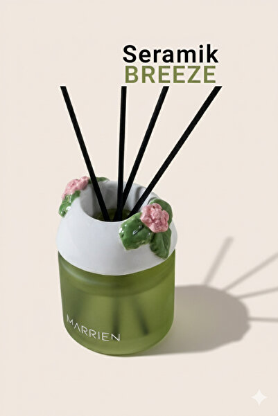 Marrien Seramik Breeze Çubuklu Oda Kokusu 100 ml Taze Keten Ferahlığı