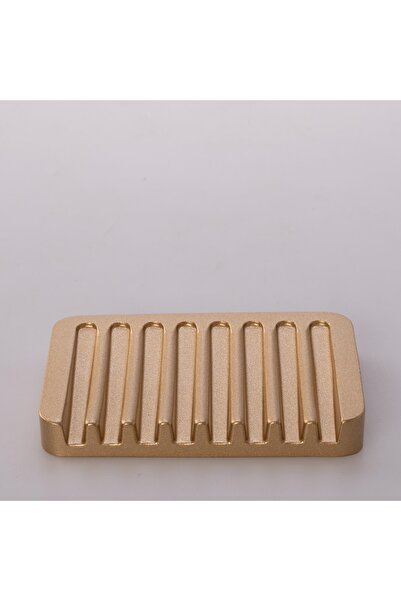 Selim Smooth Solid Soap Dish Gold