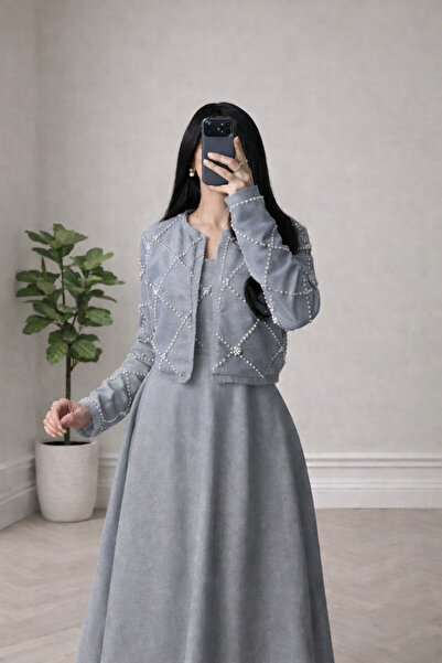 Jood فستان نسائي رمضاني جاكيت