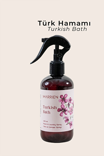 Marrien Turkish Bath Oda Ve Çamaşır Spreyi 250 ml- Kalıcı ve Dekoratif Hamam ...