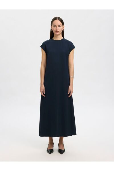Selected Femme Maxikleid Kurzarm