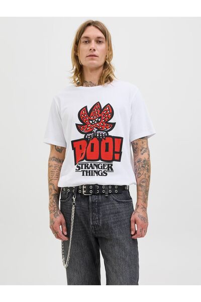 Jack & Jones Tričko Stranger Things s potiskem