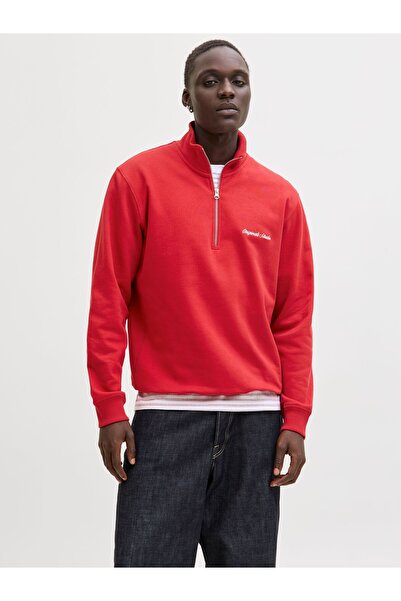 Jack & Jones Sweatshirt mit halbem Reißverschluss Sweatshirt mit halbem Reißv...