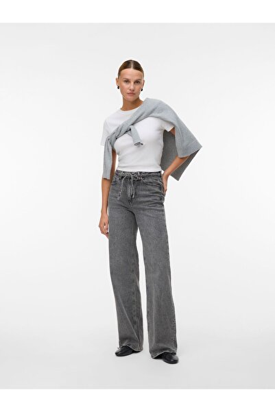 Vero Moda Weit geschnitten VMTESSA Hohe Taille Weiter Beinschnitt Jeans