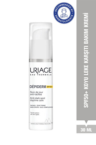Uriage DEPIDERM SPF50+ Leke Karşıtı Aydınlatıcı Yüz Kremi 30 ml