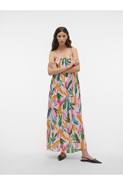 Vero Moda Kleid VMKLEO Langes Kleid