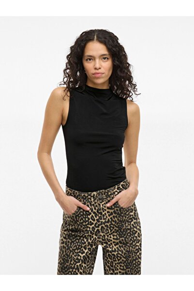 VILA Top VILEOA Stehkragen