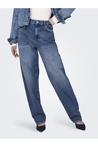 ONLY Baggy Fit Jeans ONLNEXA Mittlere Taille Baggy Fit Jeans