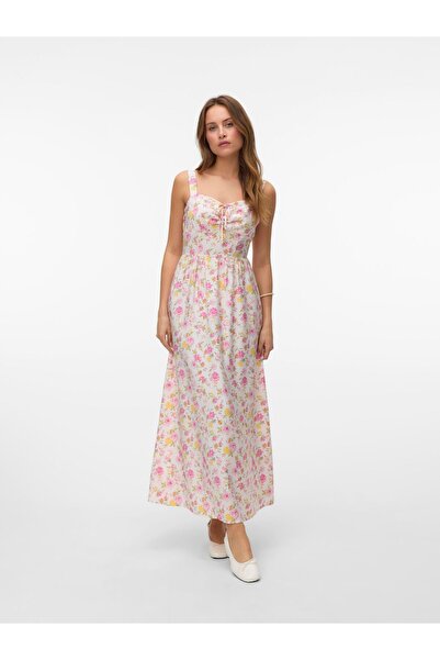 Vero Moda Kleid VMJASMINE Langes Kleid