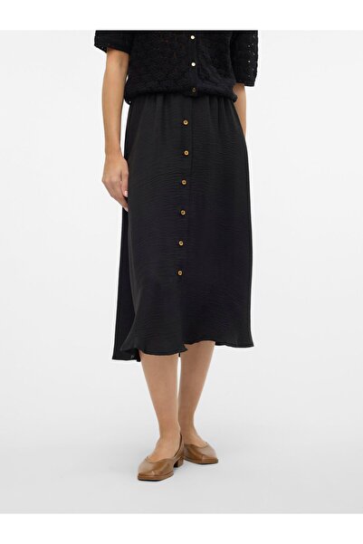 Vero Moda Rock VMMELANEY Hohe Taille Langer Rock