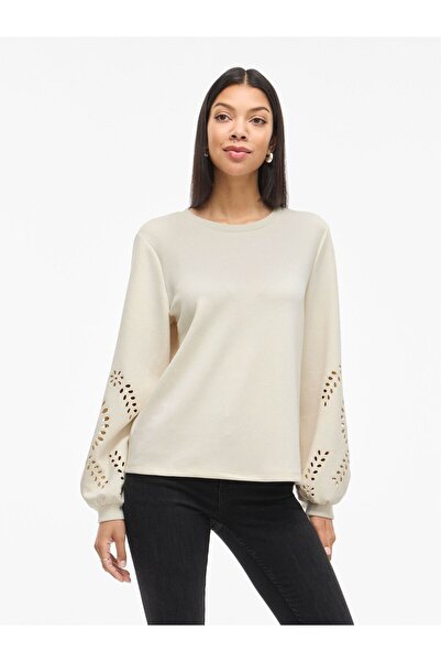 VILA Langärmeliges Sweatshirt VISANDY Rundhals